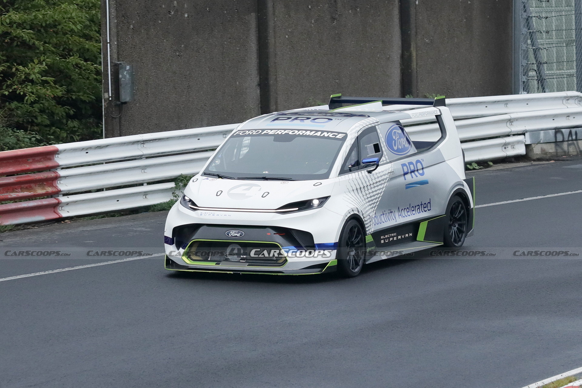 1,973-HP Ford Pro Electric SuperVan Spied At The Nurburgring, Could Aim For A New Record