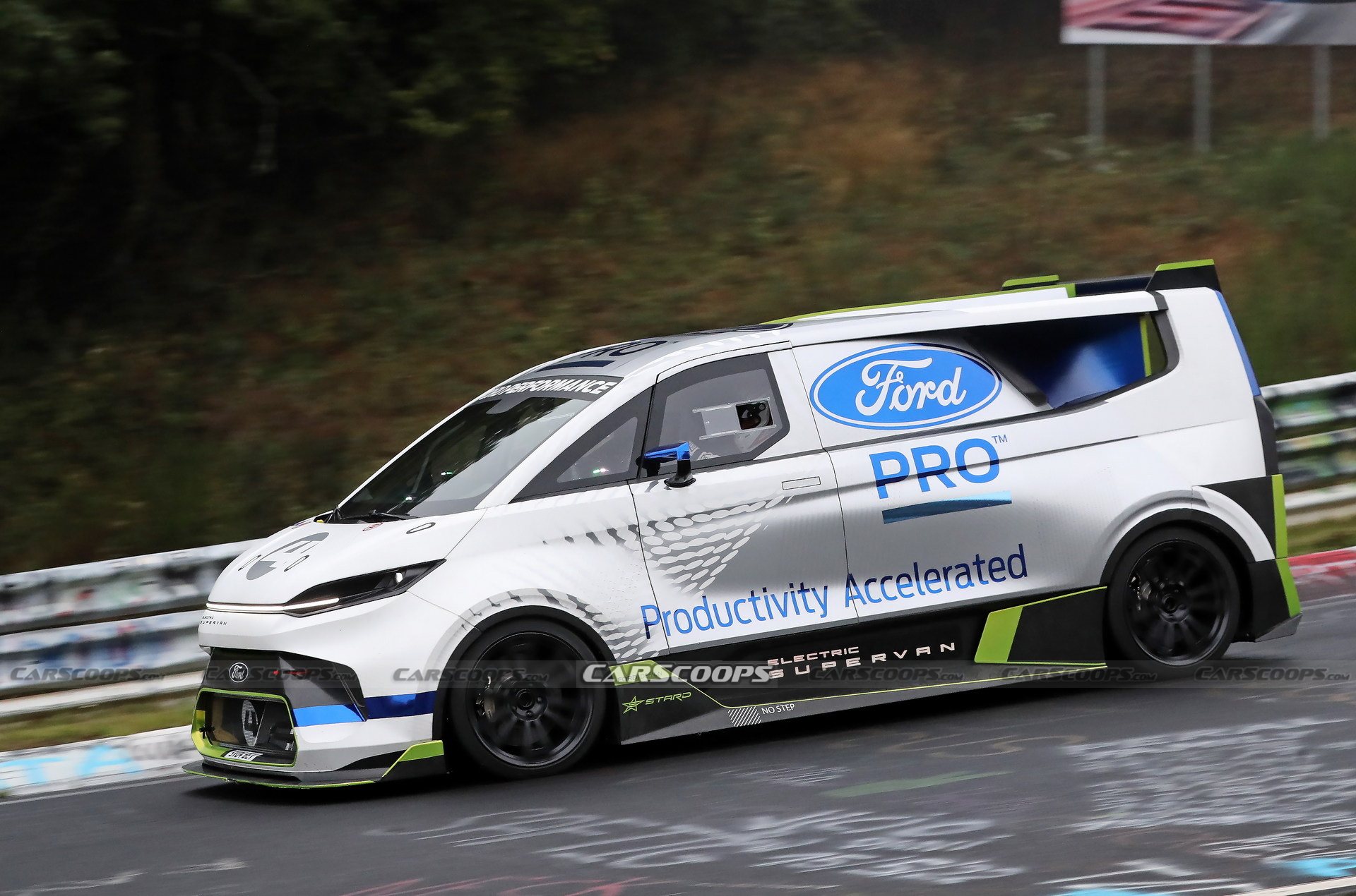 1,973-HP Ford Pro Electric SuperVan Spied At The Nurburgring, Could Aim For A New Record