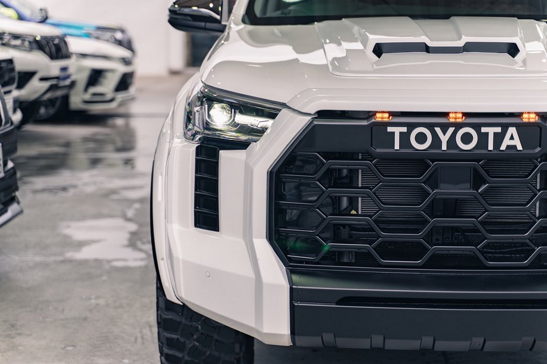 Toyota Hilux Gets A Tundra Face Transplant By Japanese Tuner GMG Double Eight