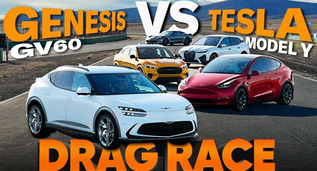  The Genesis GV60 Performance Proves Itself In Races Against Tesla, BMW, Ford, And Even A Corvette