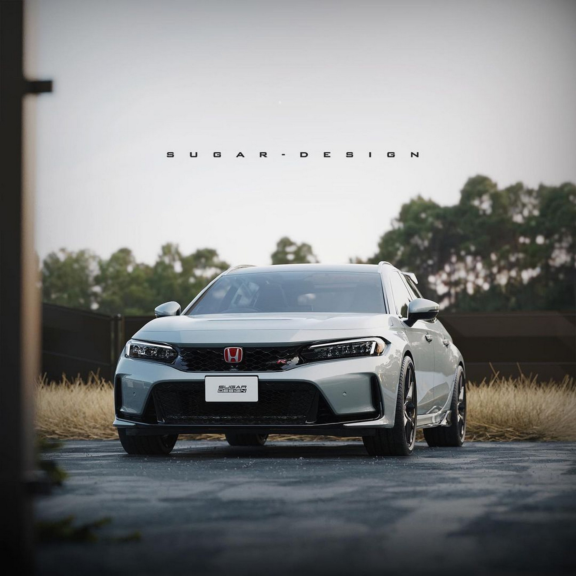 A 2023 Honda Civic Type R Sport Wagon Would Be Epic, Too Bad It’s Just A Render