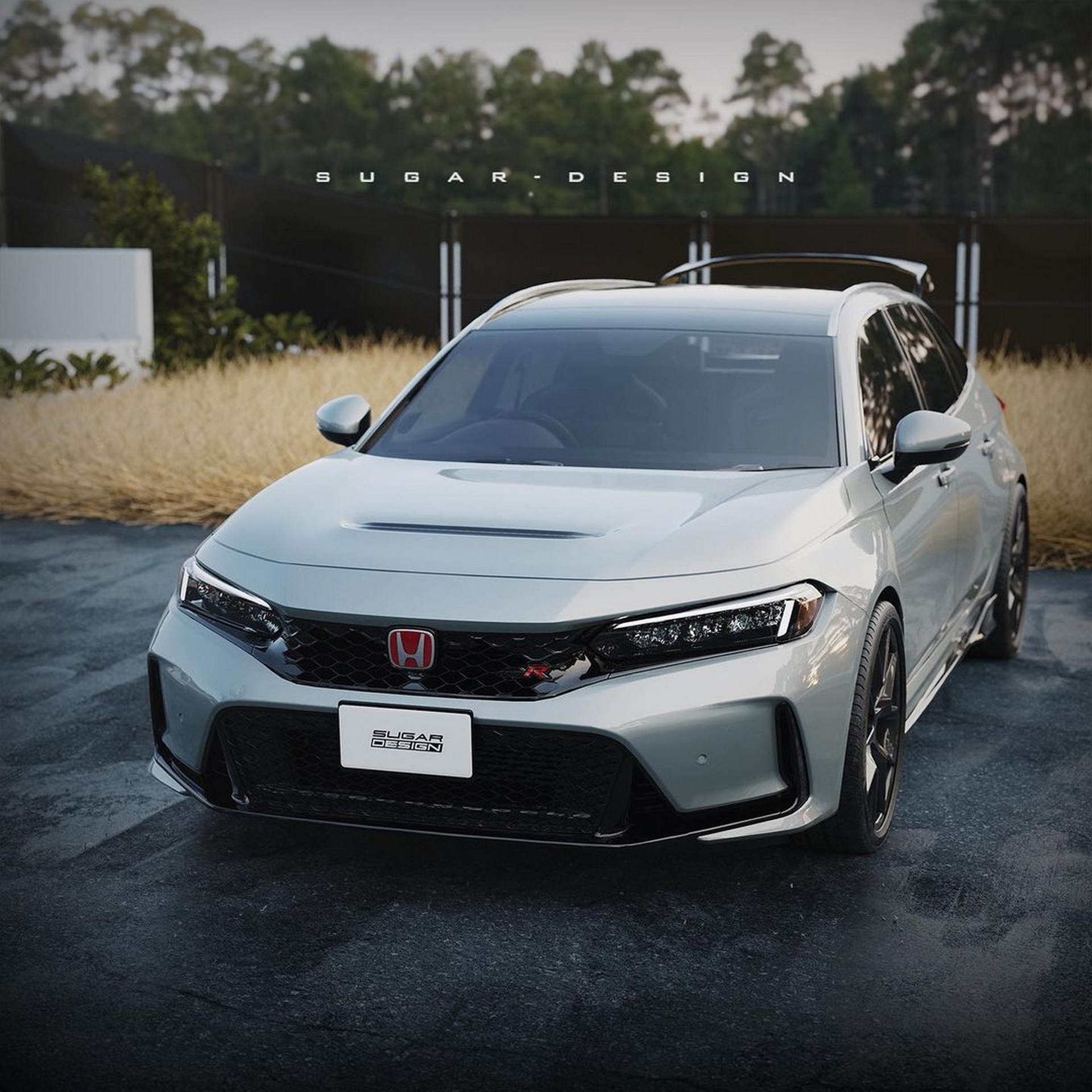 A 2023 Honda Civic Type R Sport Wagon Would Be Epic, Too Bad It’s Just A Render