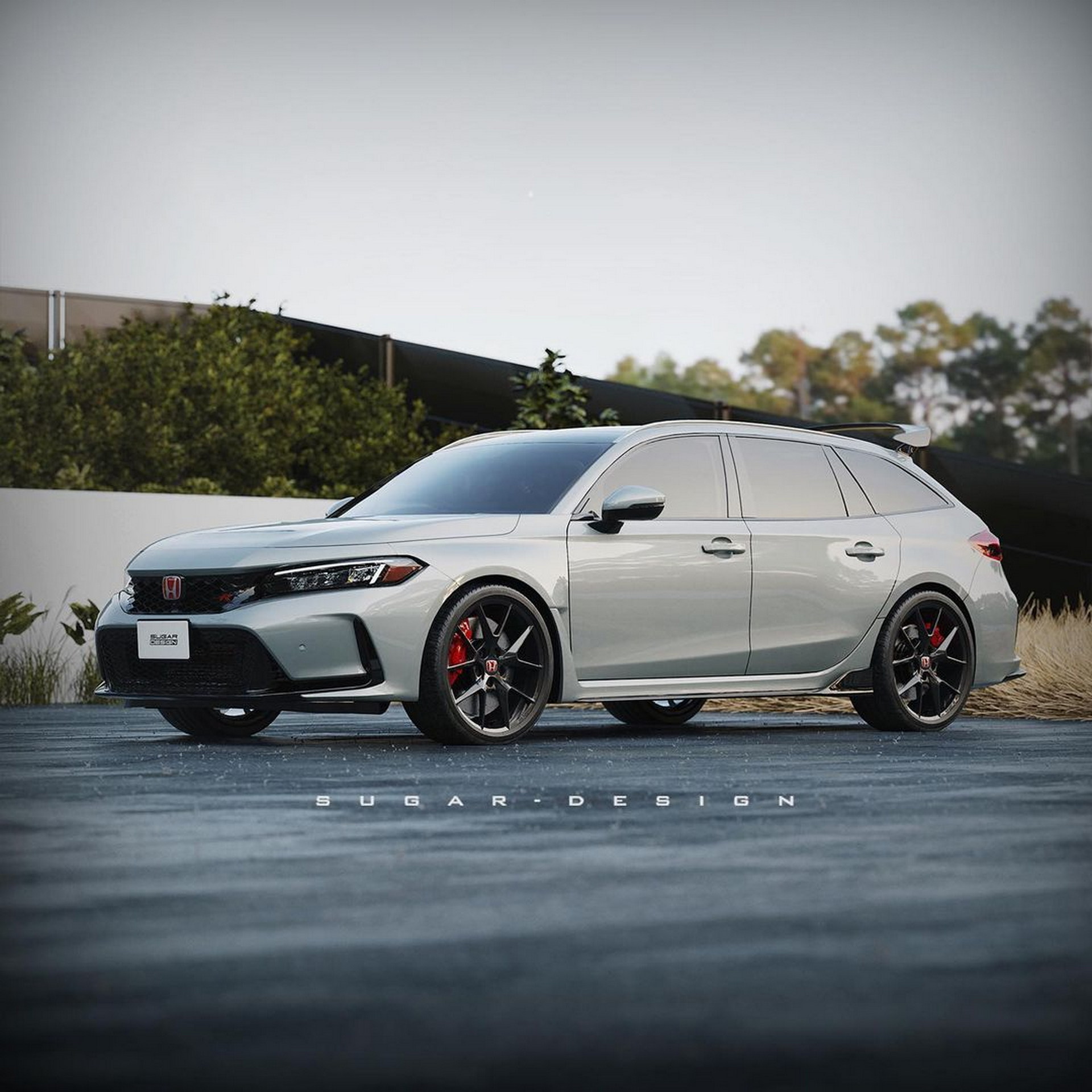 A 2023 Honda Civic Type R Sport Wagon Would Be Epic, Too Bad It’s Just A Render