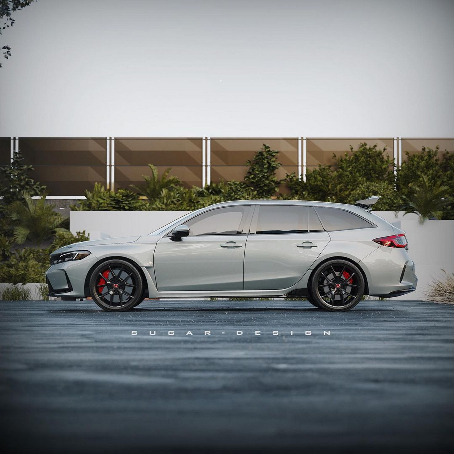 A 2023 Honda Civic Type R Sport Wagon Would Be Epic, Too Bad It’s Just A Render