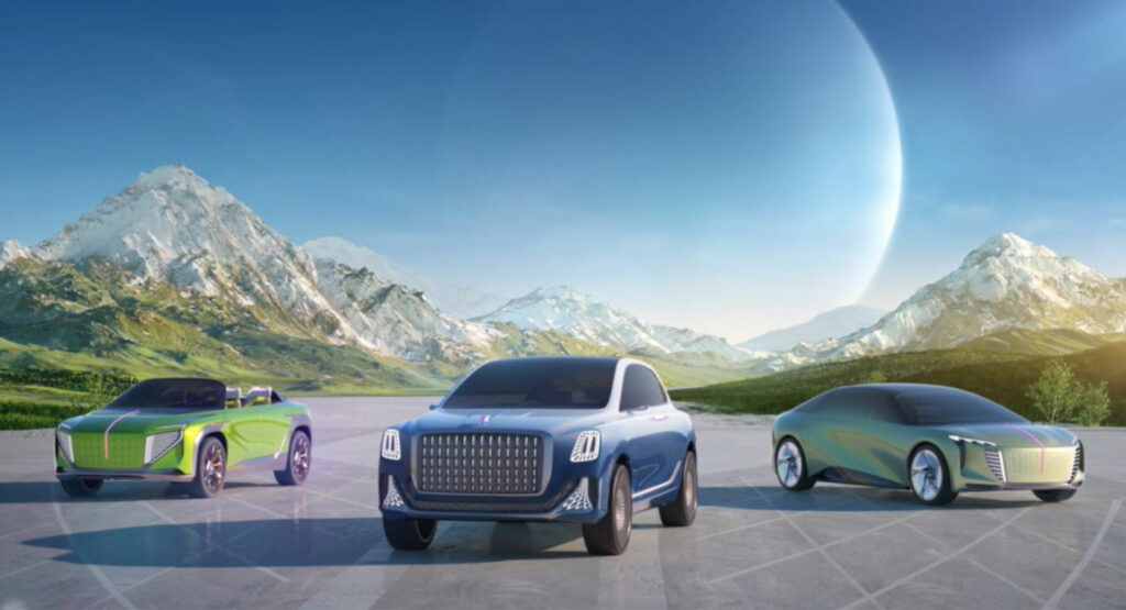 Hongqi Launches Three Bold Electric Concepts In Its New Metaverse
