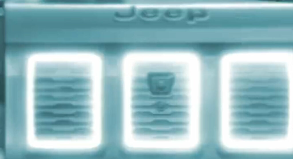  Jeep Appears To Be Teasing A New EV With An Illuminated Seven-Slot Grille