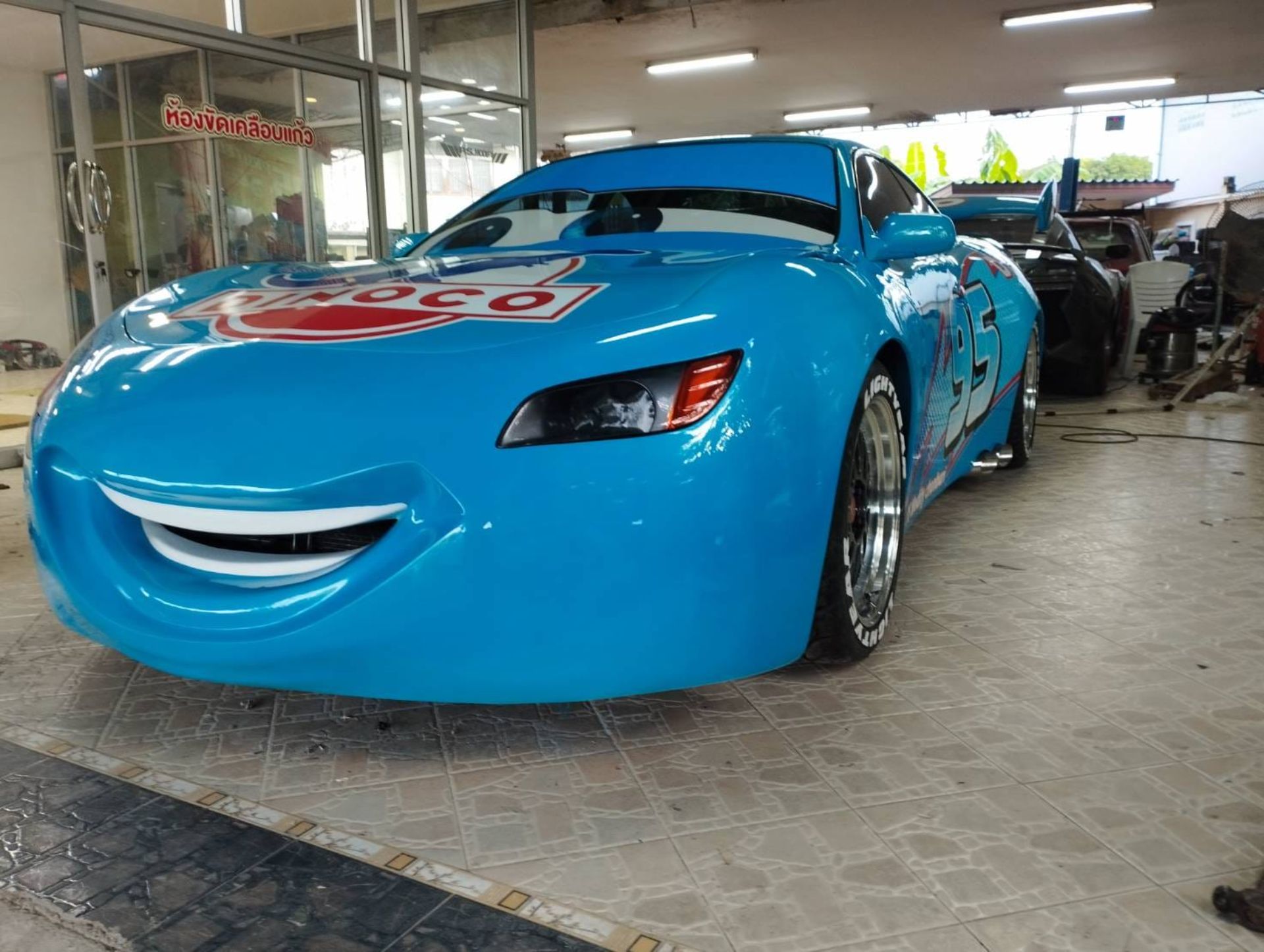 Thai Shop Builds Real-Life Replicas Of Lightning McQueen Based On The Toyota Celica