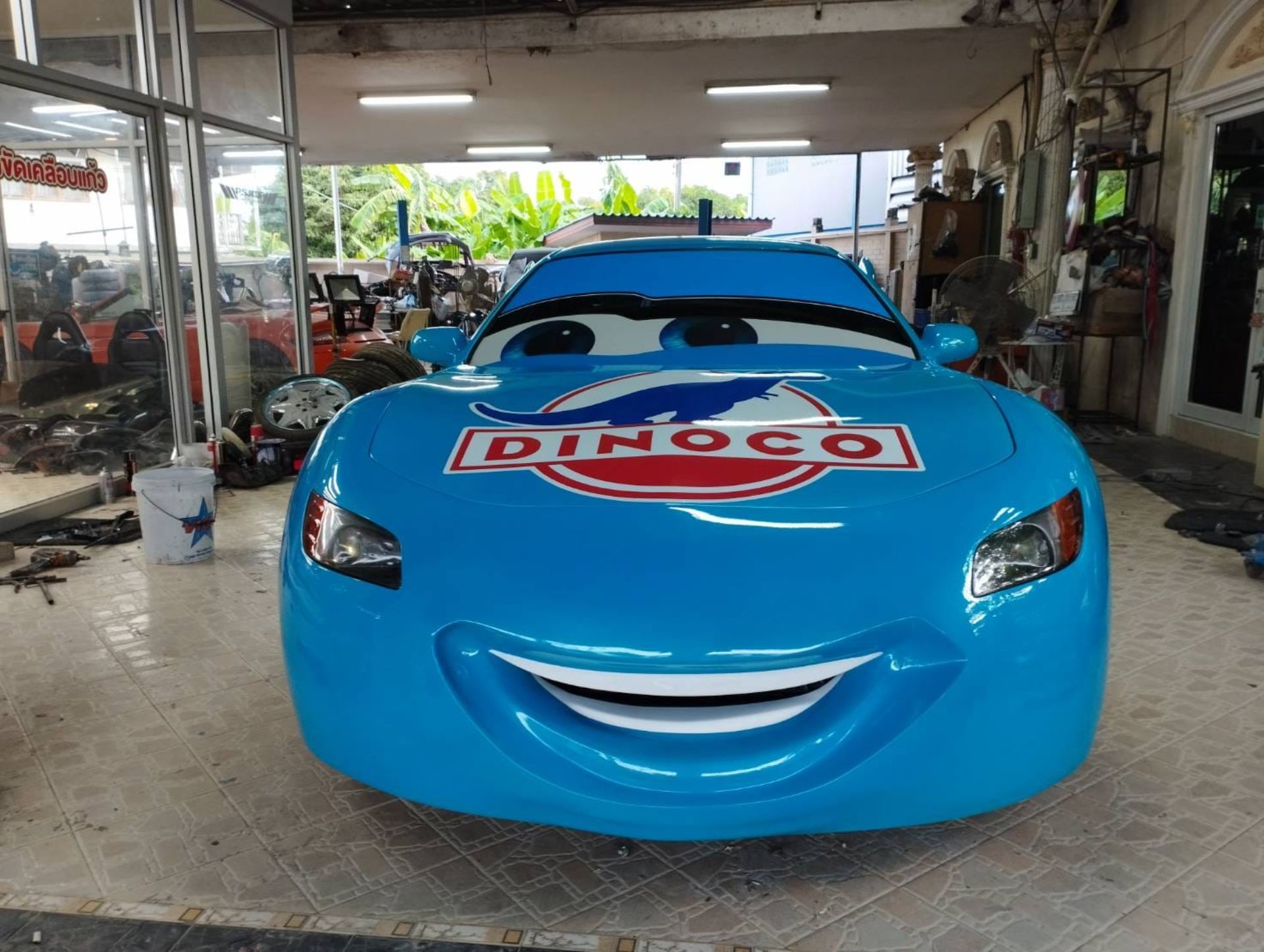 Thai Shop Builds Real-Life Replicas Of Lightning McQueen Based On The Toyota Celica
