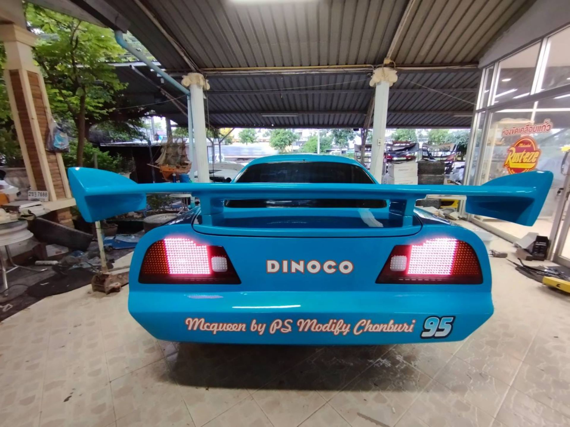 Thai Shop Builds Real-Life Replicas Of Lightning McQueen Based On The Toyota Celica