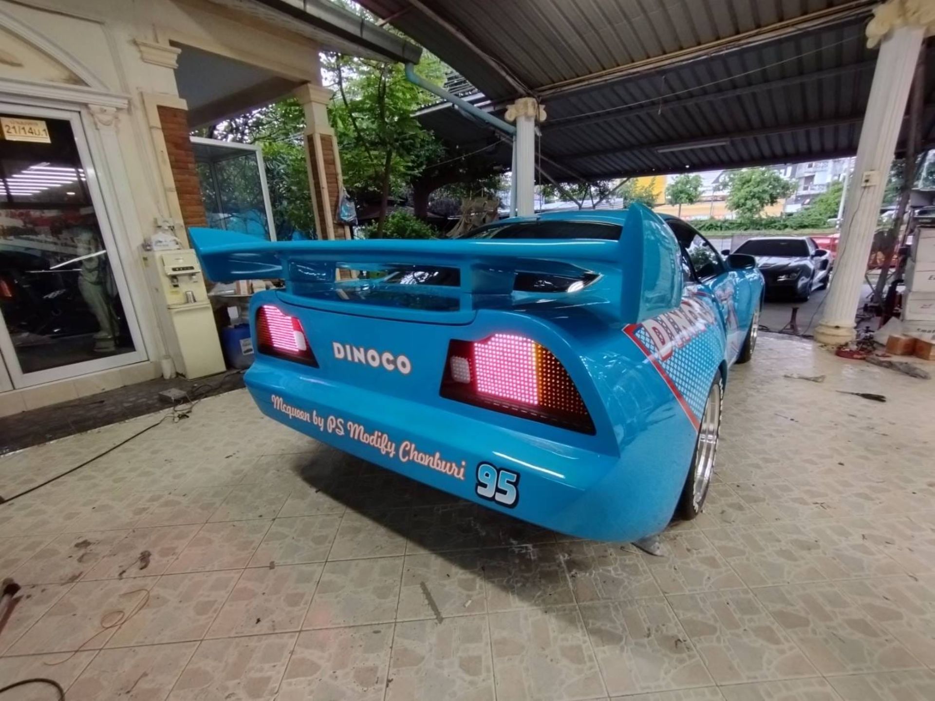 Thai Shop Builds Real-Life Replicas Of Lightning McQueen Based On The Toyota Celica