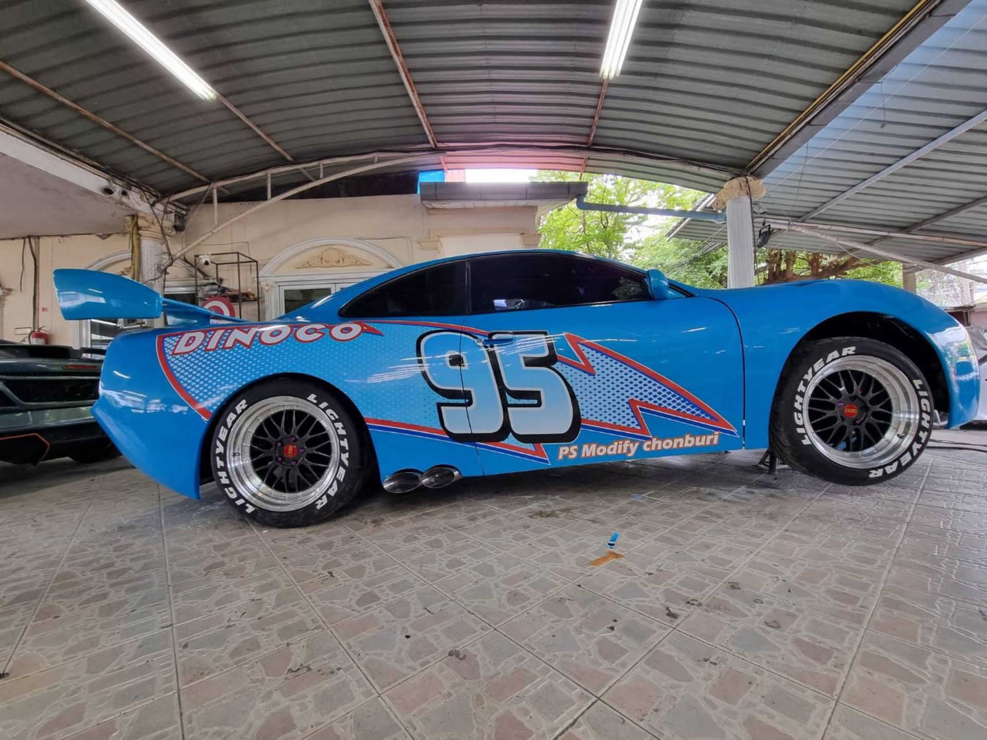 Thai Shop Builds Real-Life Replicas Of Lightning McQueen Based On The Toyota Celica
