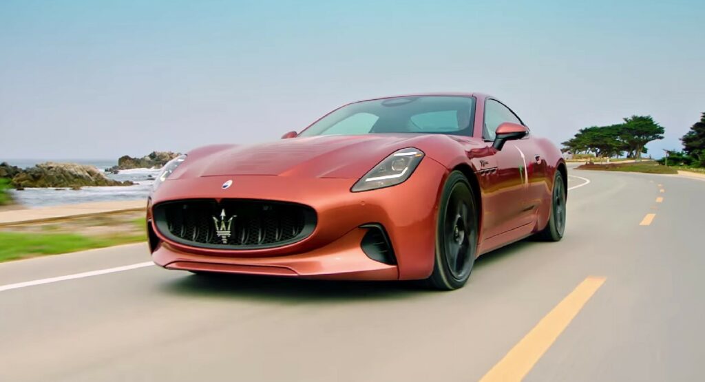  Maserati GranTurismo Folgore Nearly Shows It All Ahead Of Its Official 2023 Debut