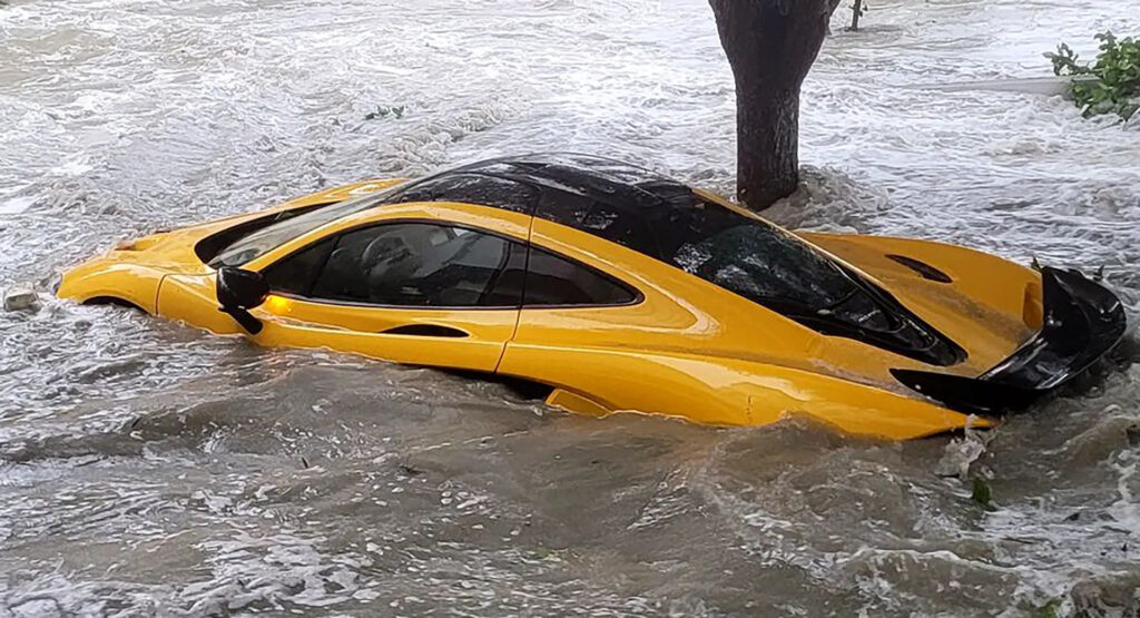 Florida’s Hurricane Ian Takes Out A McLaren P1 Just One Week After Being Purchased
