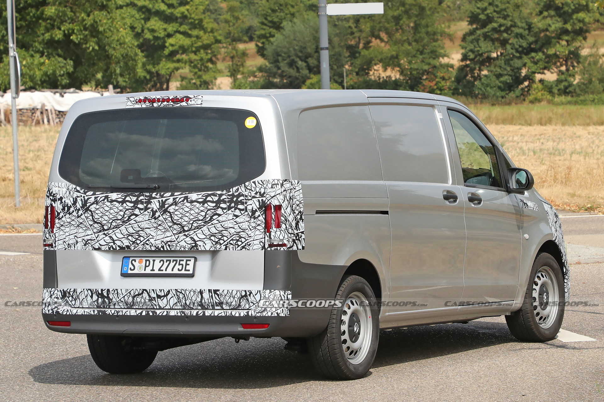 2024 Mercedes-Benz Vito Facelift Spied Hiding Its New Face