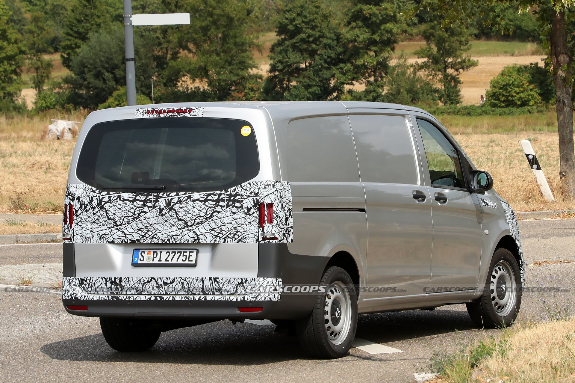 2024 Mercedes-Benz Vito Facelift Spied Hiding Its New Face