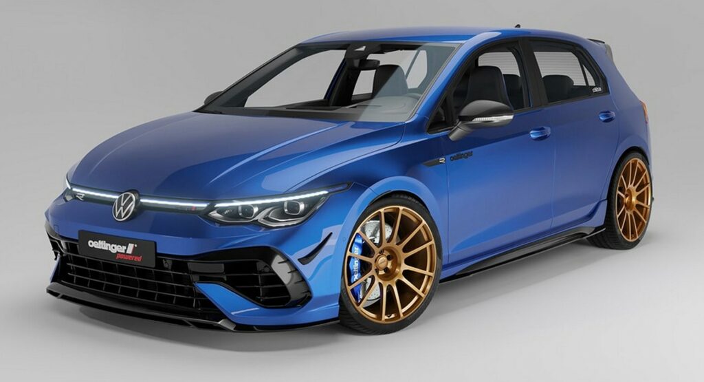  VW Golf R Spiced Up With Subtle Bodykit And Forged Wheels By Oettinger
