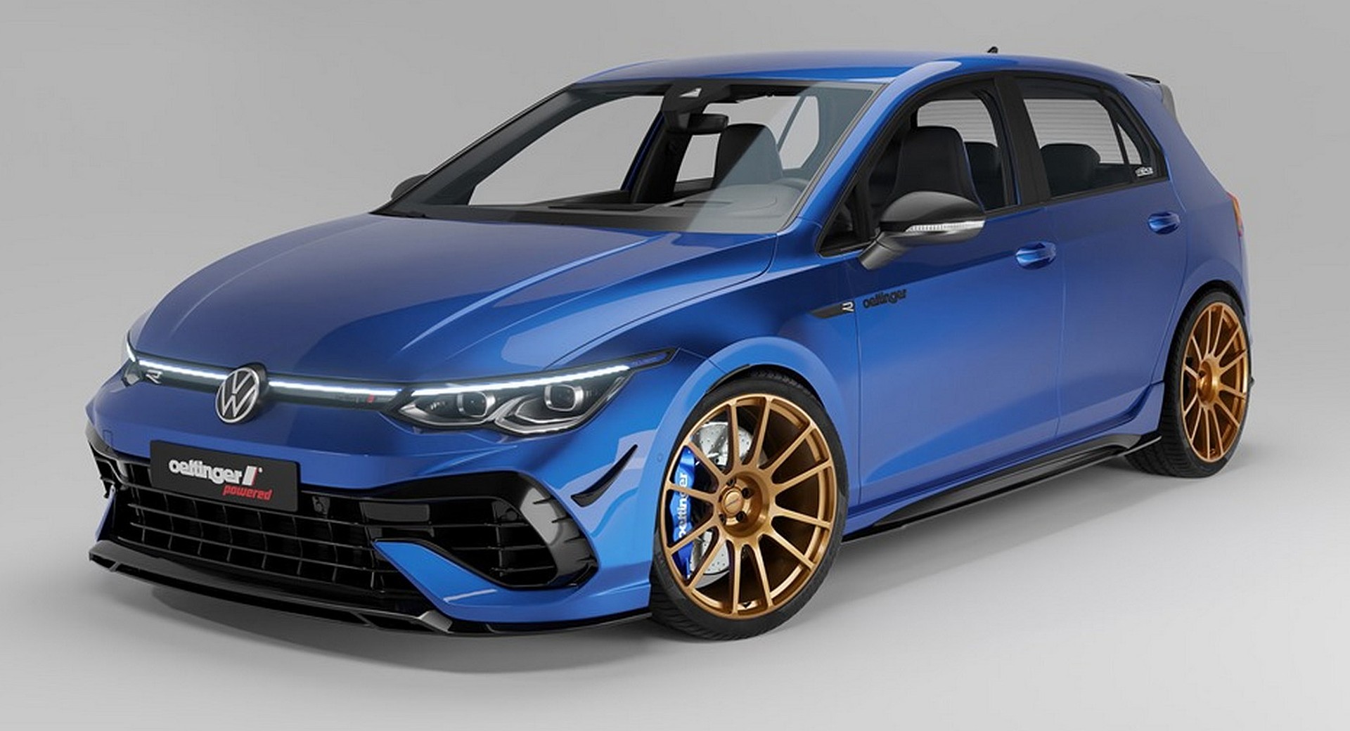 VW Golf R Spiced Up With Subtle Bodykit And Forged Wheels By Oettinger