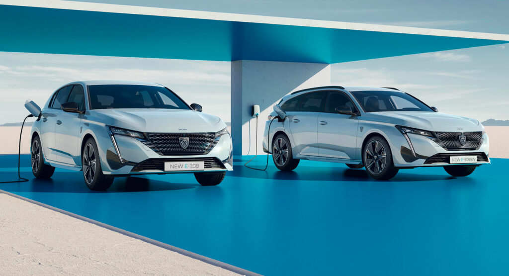  New Electric Peugeot 308 Hatch And Wagon Models Offer Over 250 Miles Of Range