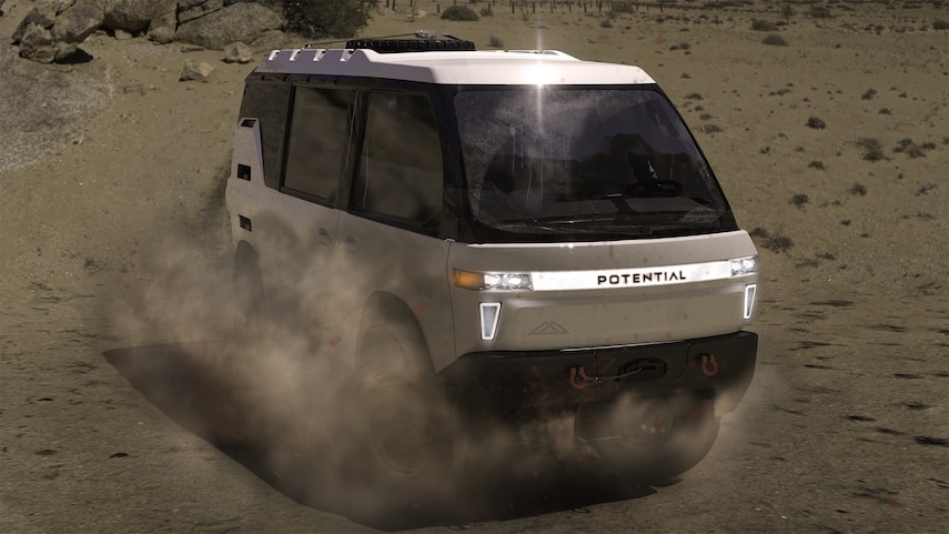 New Electric Off-Roading Van Promises Fun On ATV Trails Thanks To Its Very Narrow Body