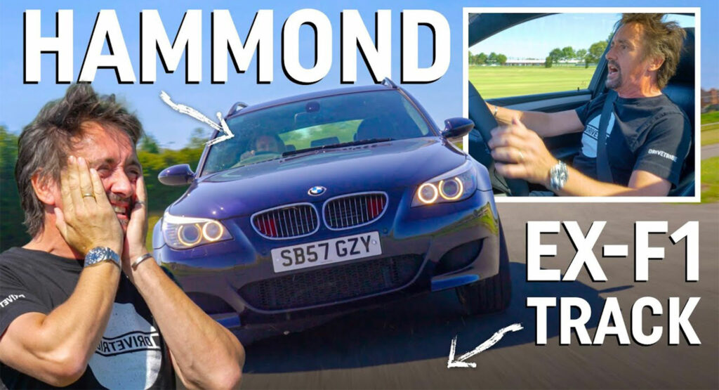  Richard Hammond Laps BMW M5 Touring While Racing Pro Golfer