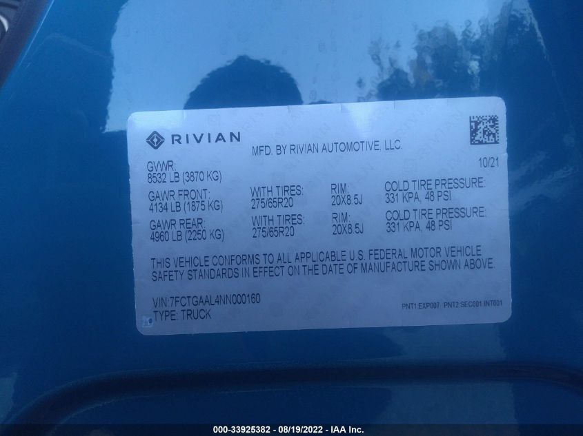 Anyone Want To Buff Out This 2022 Rivian R1T Launch Edition?