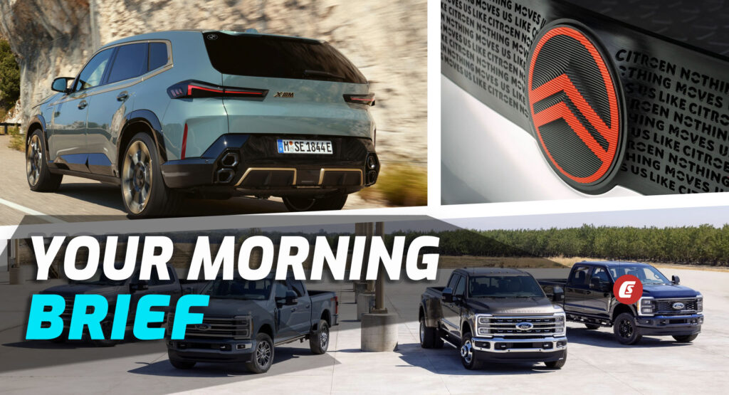 2023 Ford Super Duty, 2023 BMW XM, And Citroen’s New Logo: Your Morning Brief