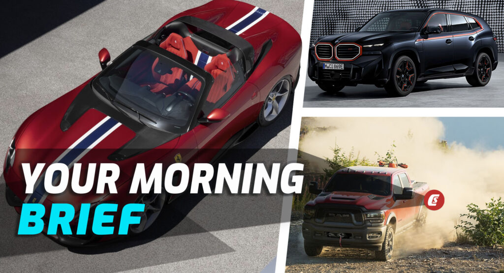  One-Off Ferrari SP51, 2023 Ram 2500 Heavy Duty Rebel, And 2023 BMW XM Label Red: Your Morning Brief