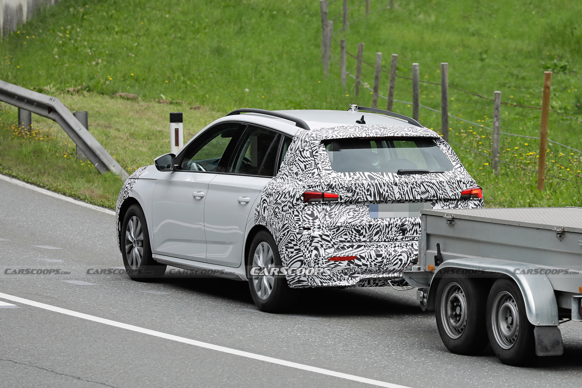 Facelifted Skoda Kamiq Spied Flaunting A Fresh Set Of Bumpers