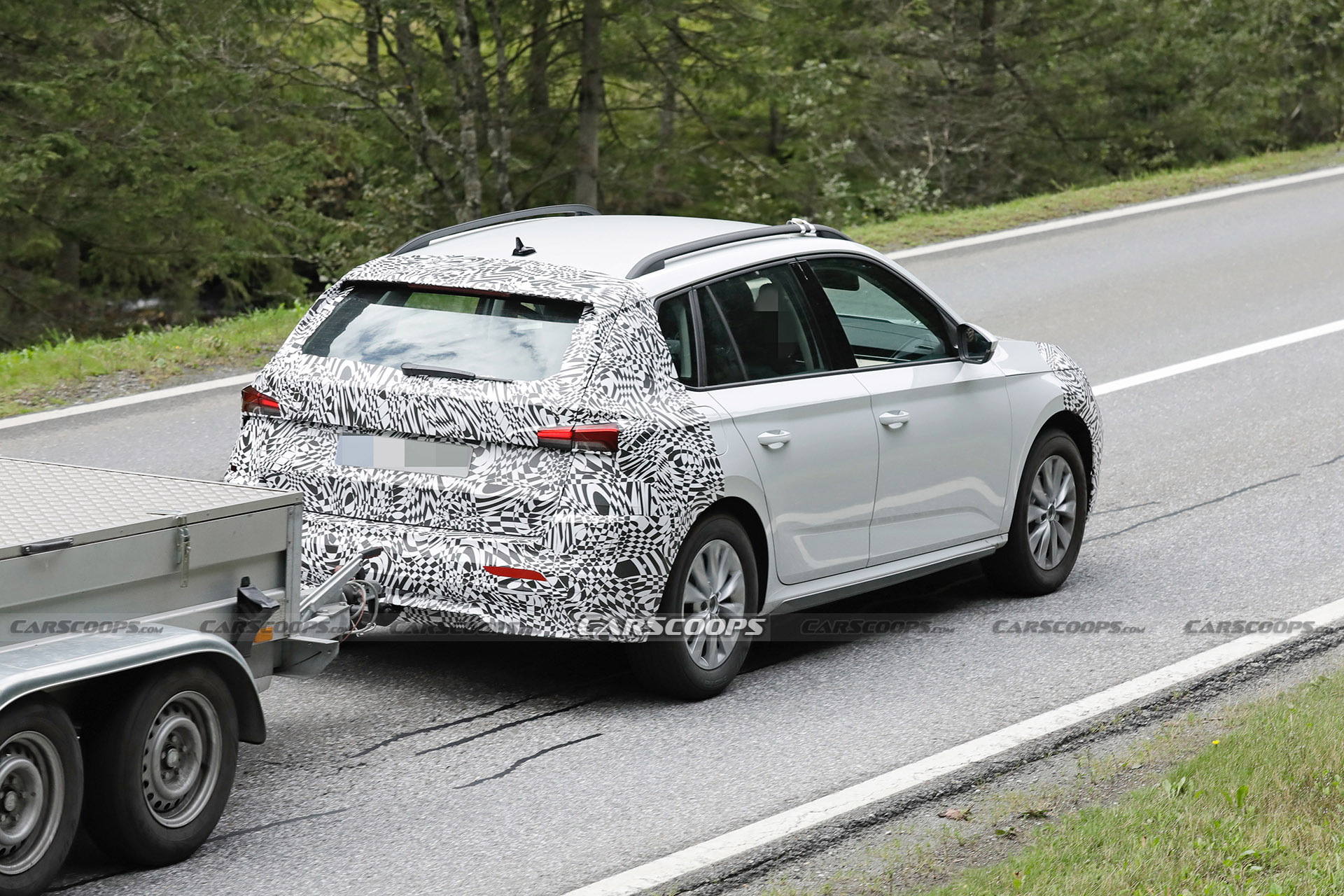 Facelifted Skoda Kamiq Spied Flaunting A Fresh Set Of Bumpers