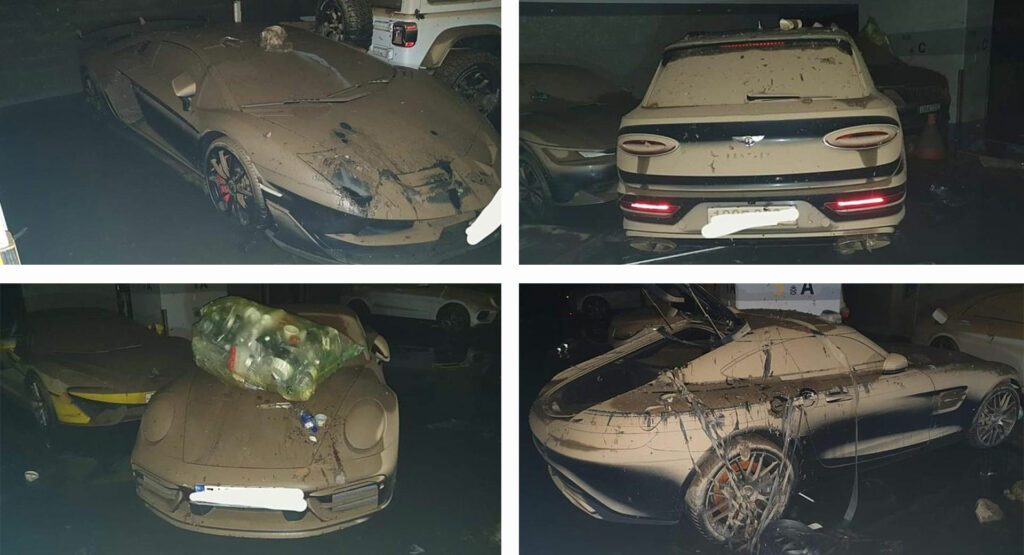  Lamborghini Aventador And Huracan, McLaren 570S, Porsche 911 Among Victims Of South Korean Floods