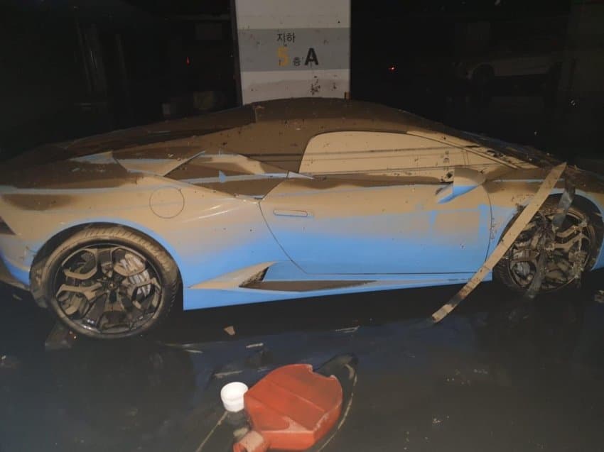 Lamborghini Aventador And Huracan, McLaren 570S, Porsche 911 Among Victims Of South Korean Floods
