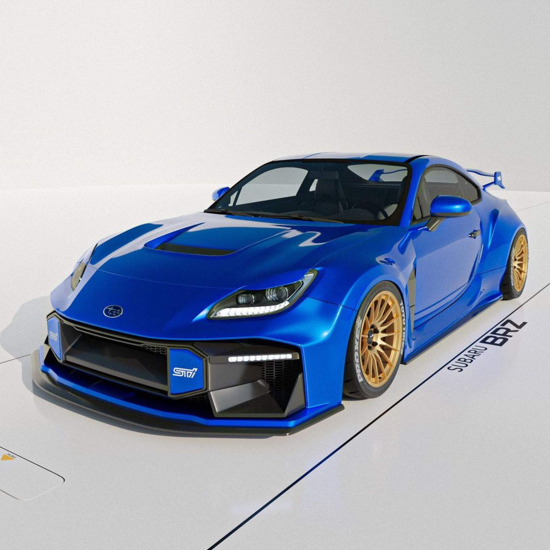 A Subaru BRZ STi Ain’t Happening But This Designer Rendered A Widebody One Anyway