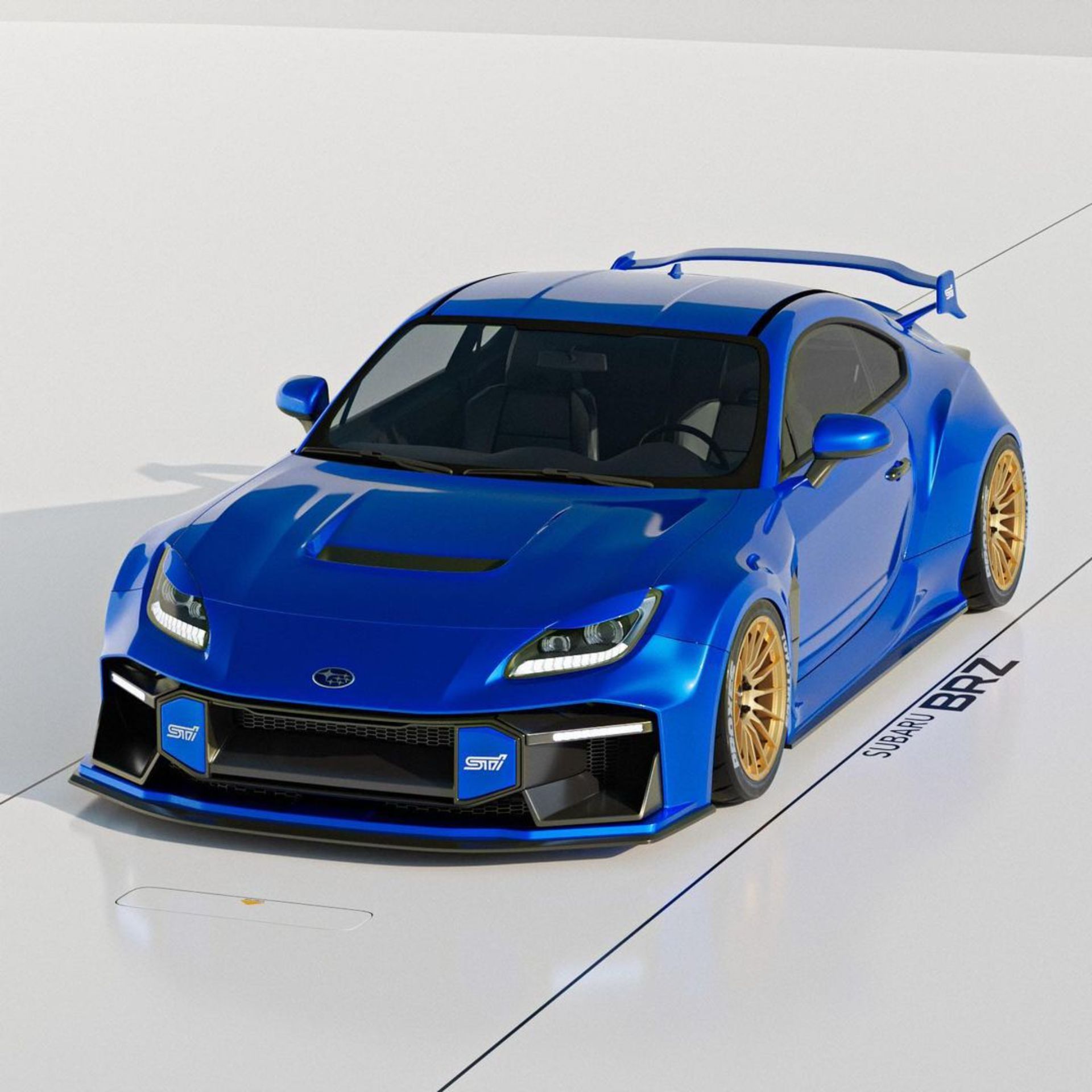 A Subaru BRZ STi Ain’t Happening But This Designer Rendered A Widebody One Anyway