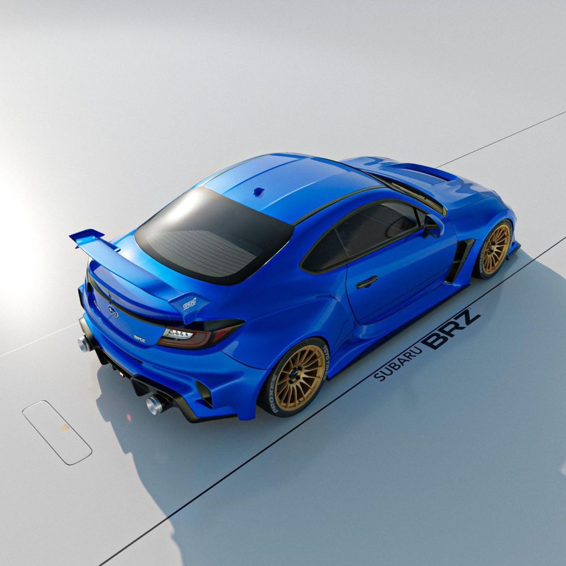 A Subaru BRZ STi Ain’t Happening But This Designer Rendered A Widebody One Anyway