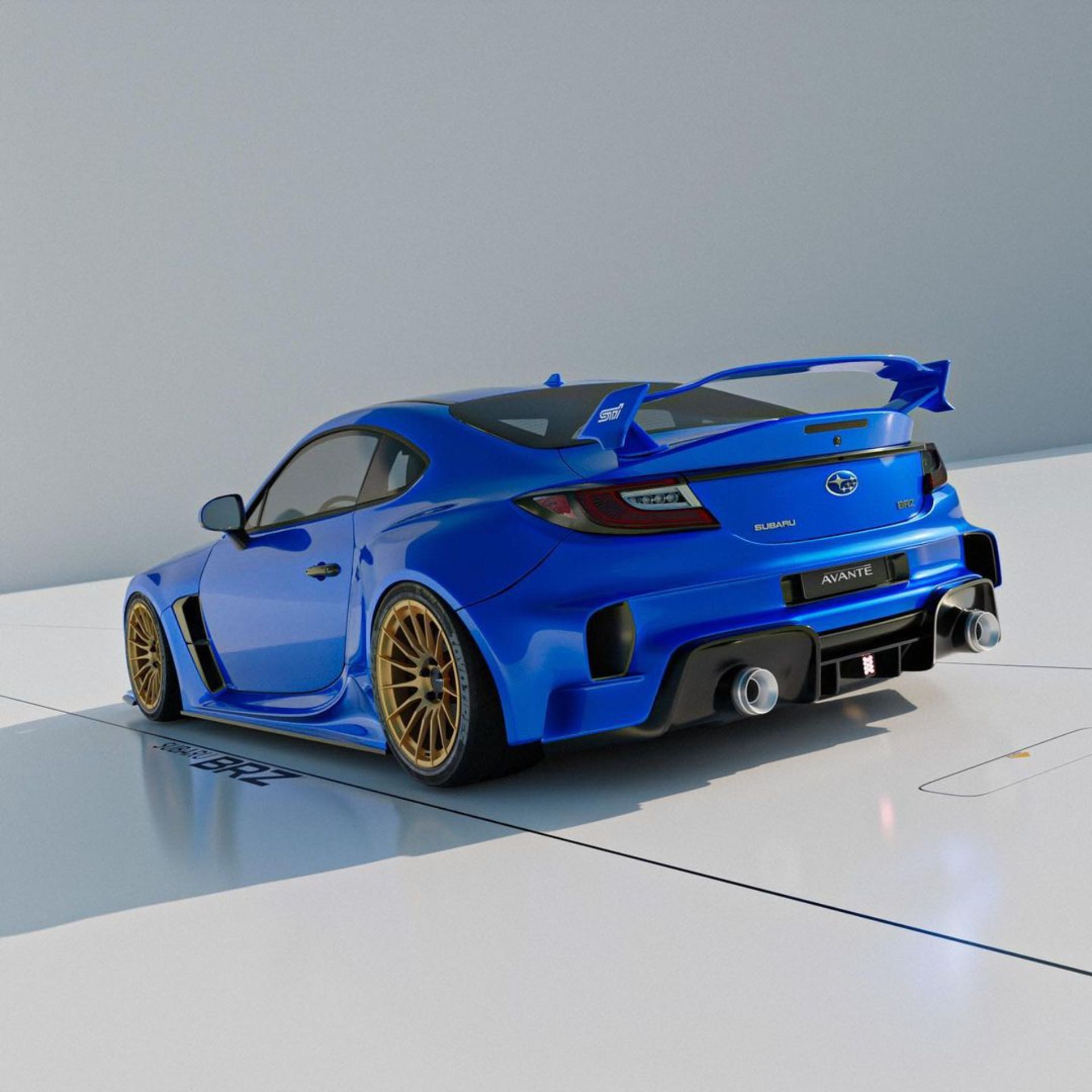 A Subaru BRZ STi Ain’t Happening But This Designer Rendered A Widebody One Anyway