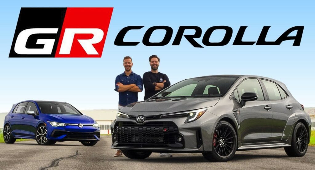  The New Toyota GR Corolla Proves Itself On Track Against The VW Golf R