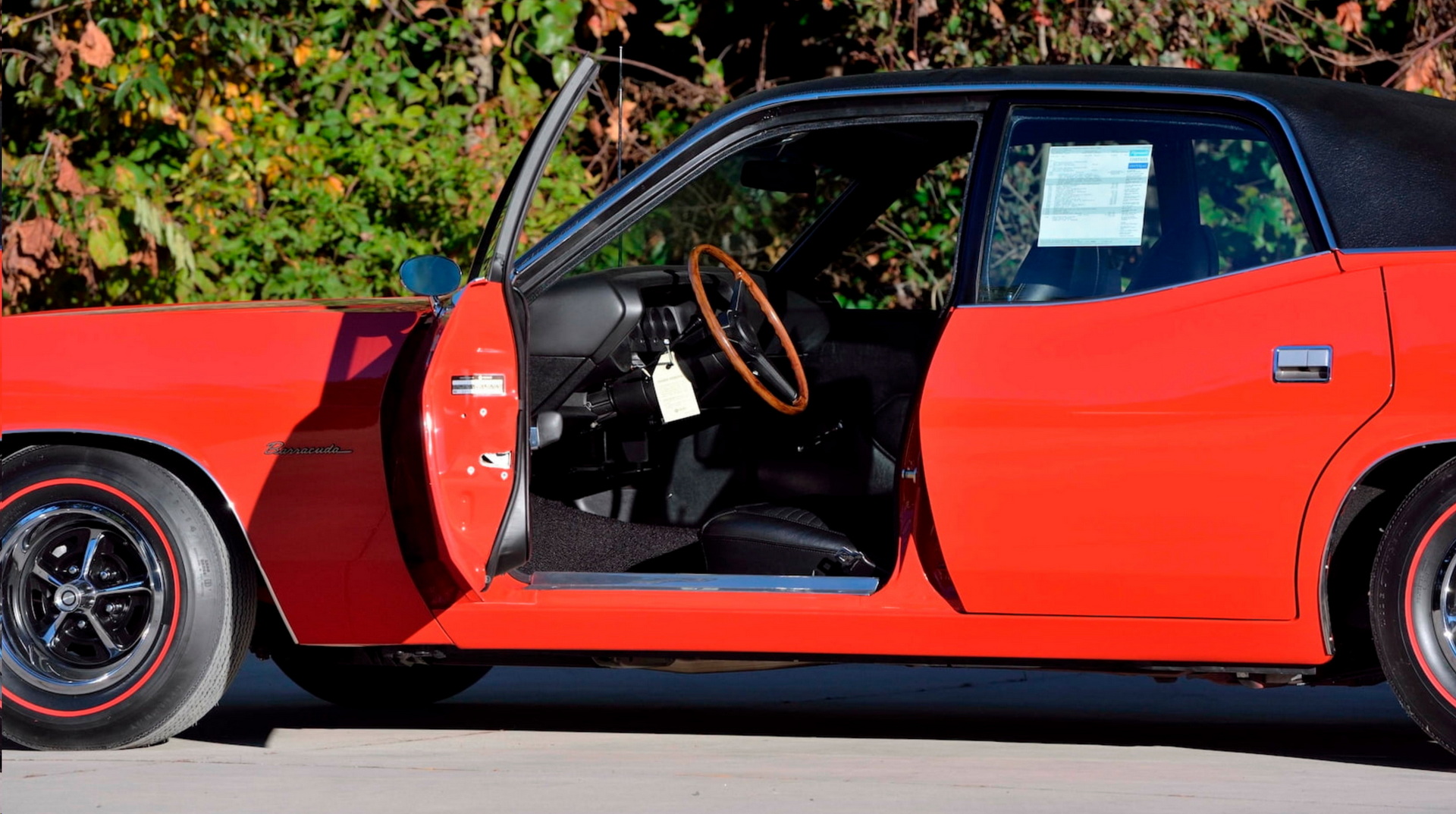 This 1970 Plymouth Barracuda Went To The SEMA Convention Cosplaying As A Four-Door Sedan