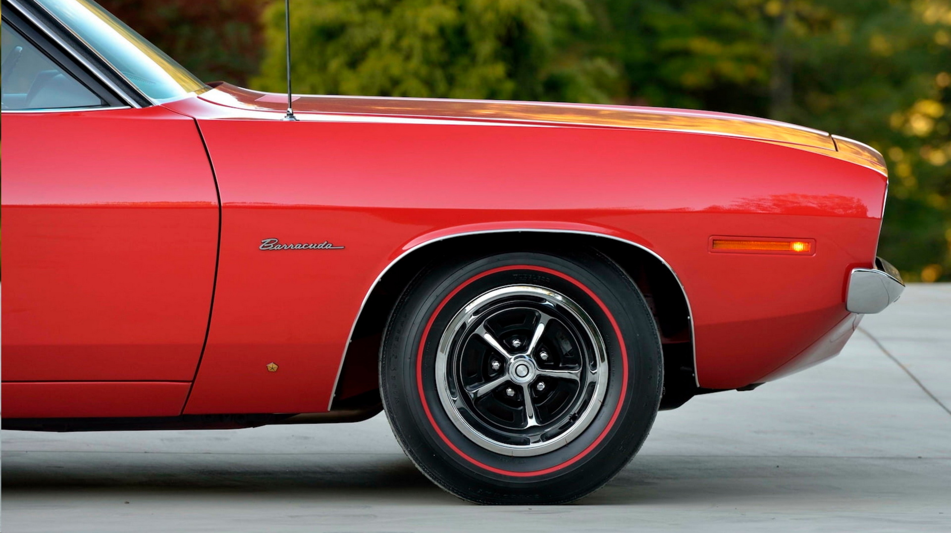 This 1970 Plymouth Barracuda Went To The SEMA Convention Cosplaying As A Four-Door Sedan