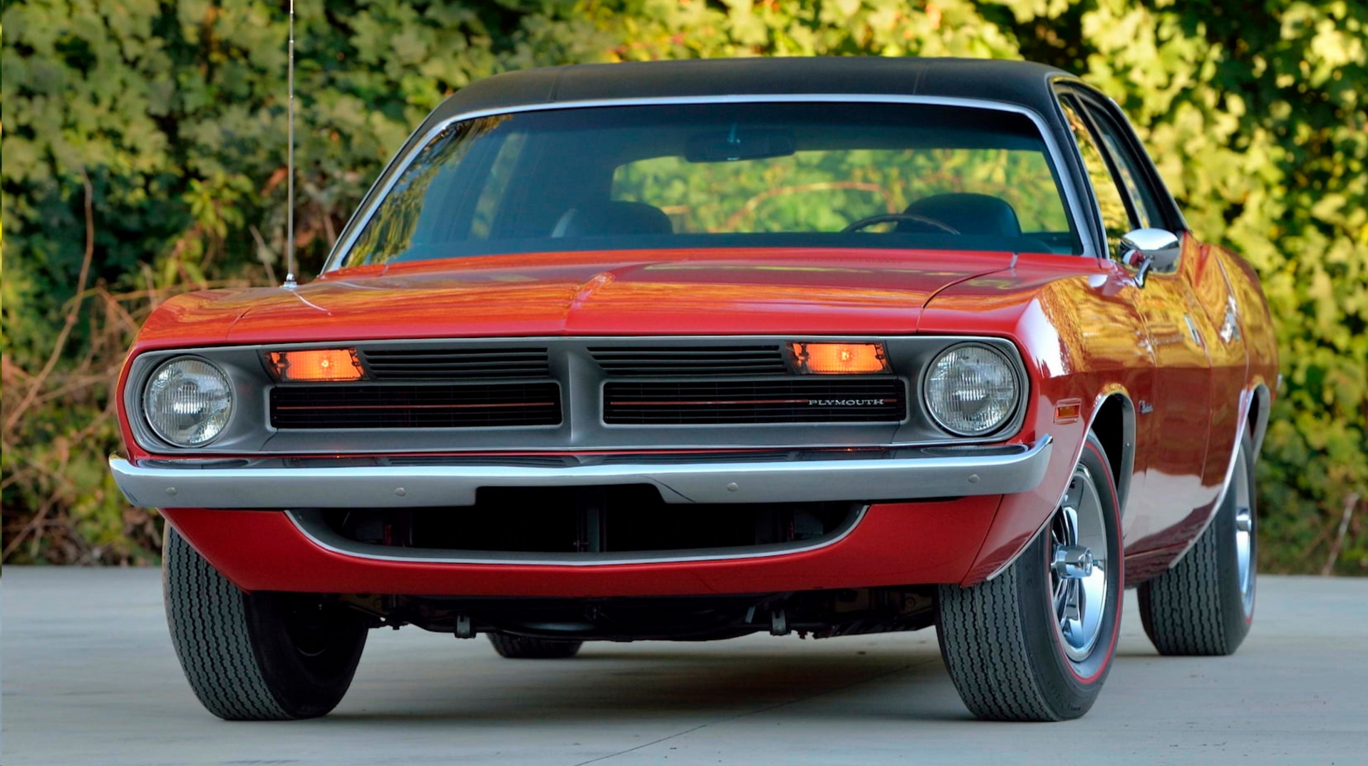 This 1970 Plymouth Barracuda Went To The SEMA Convention Cosplaying As A Four-Door Sedan
