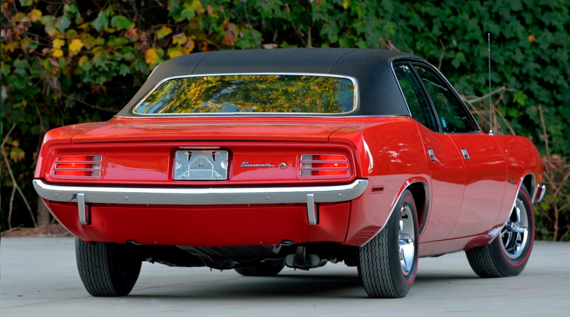 This 1970 Plymouth Barracuda Went To The SEMA Convention Cosplaying As A Four-Door Sedan