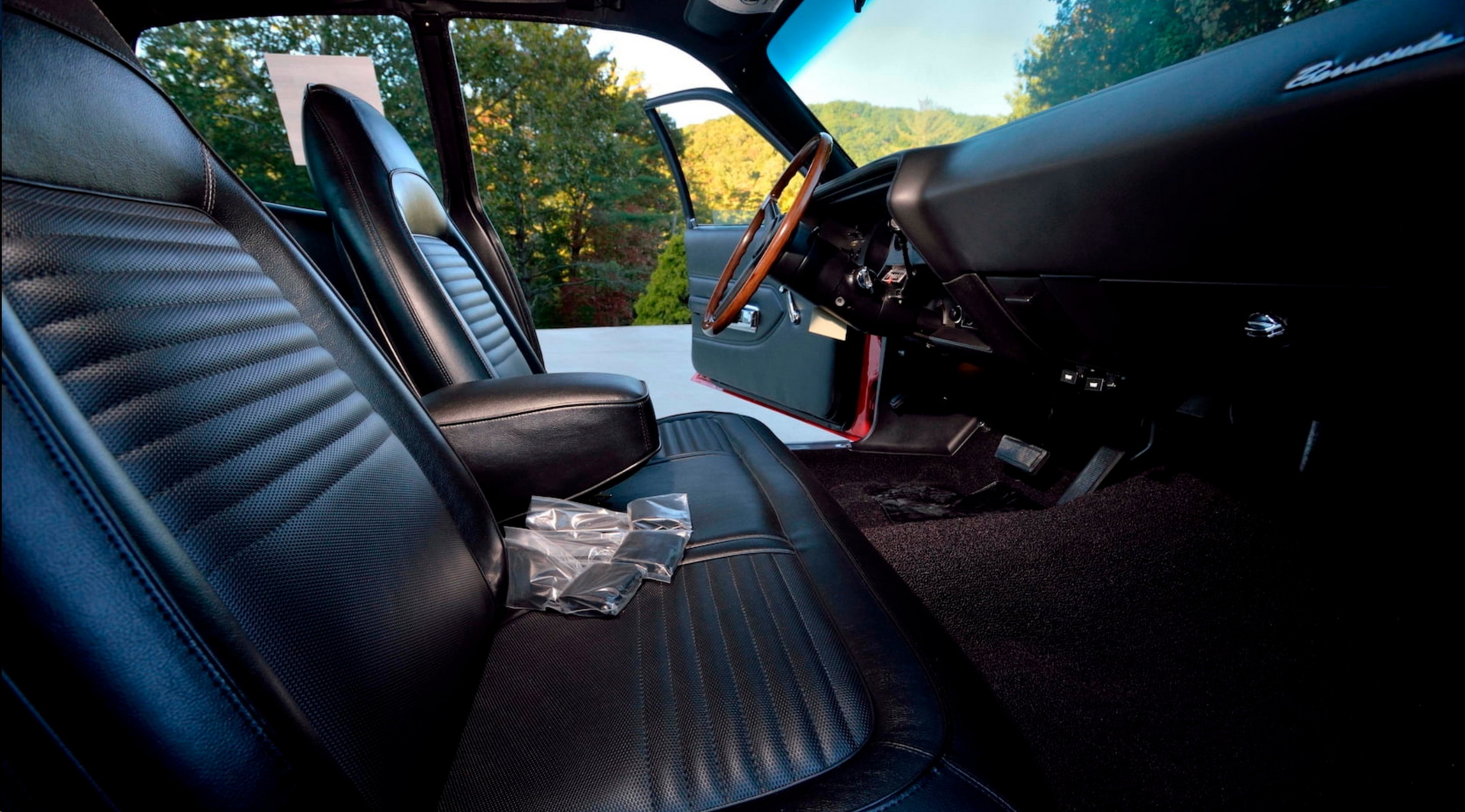 This 1970 Plymouth Barracuda Went To The SEMA Convention Cosplaying As A Four-Door Sedan