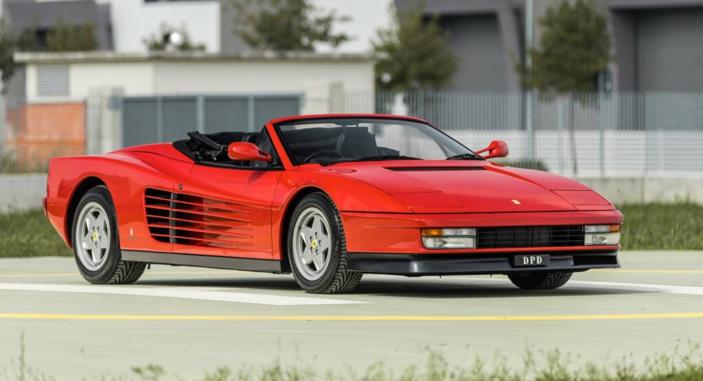  This Super-Rare Ferrari Testarossa Pininfarina Spider Has Just 256 Miles On It And You Can Buy It