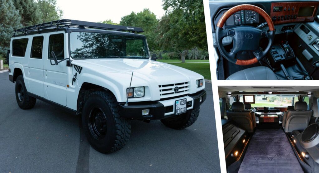  Incredibly Rare Toyota Mega Cruiser Sells For $310k Because Unicorns Are Very Expensive