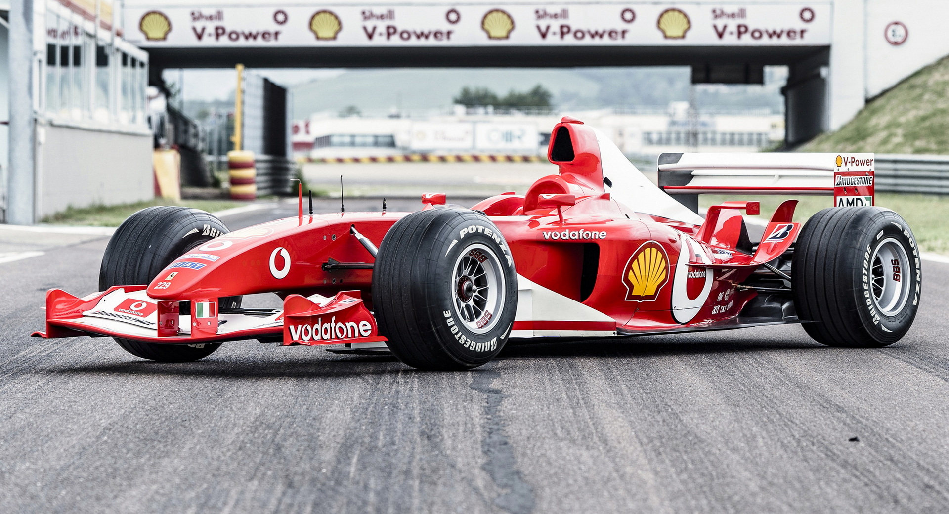 Pair of Ferrari V-10 Formula 1 Engines for Sale Right Now