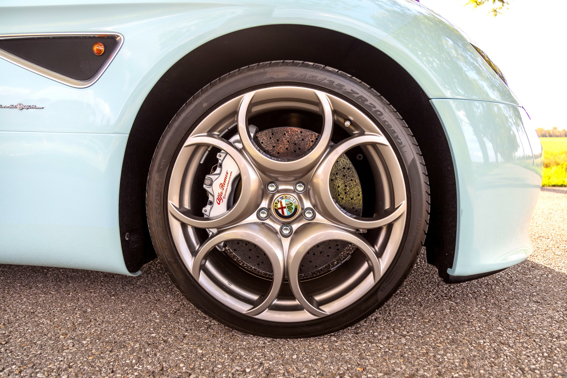 Super Rare, Super Gorgeous Blu Celeste Alfa Romeo 8C Spider Could Be Yours