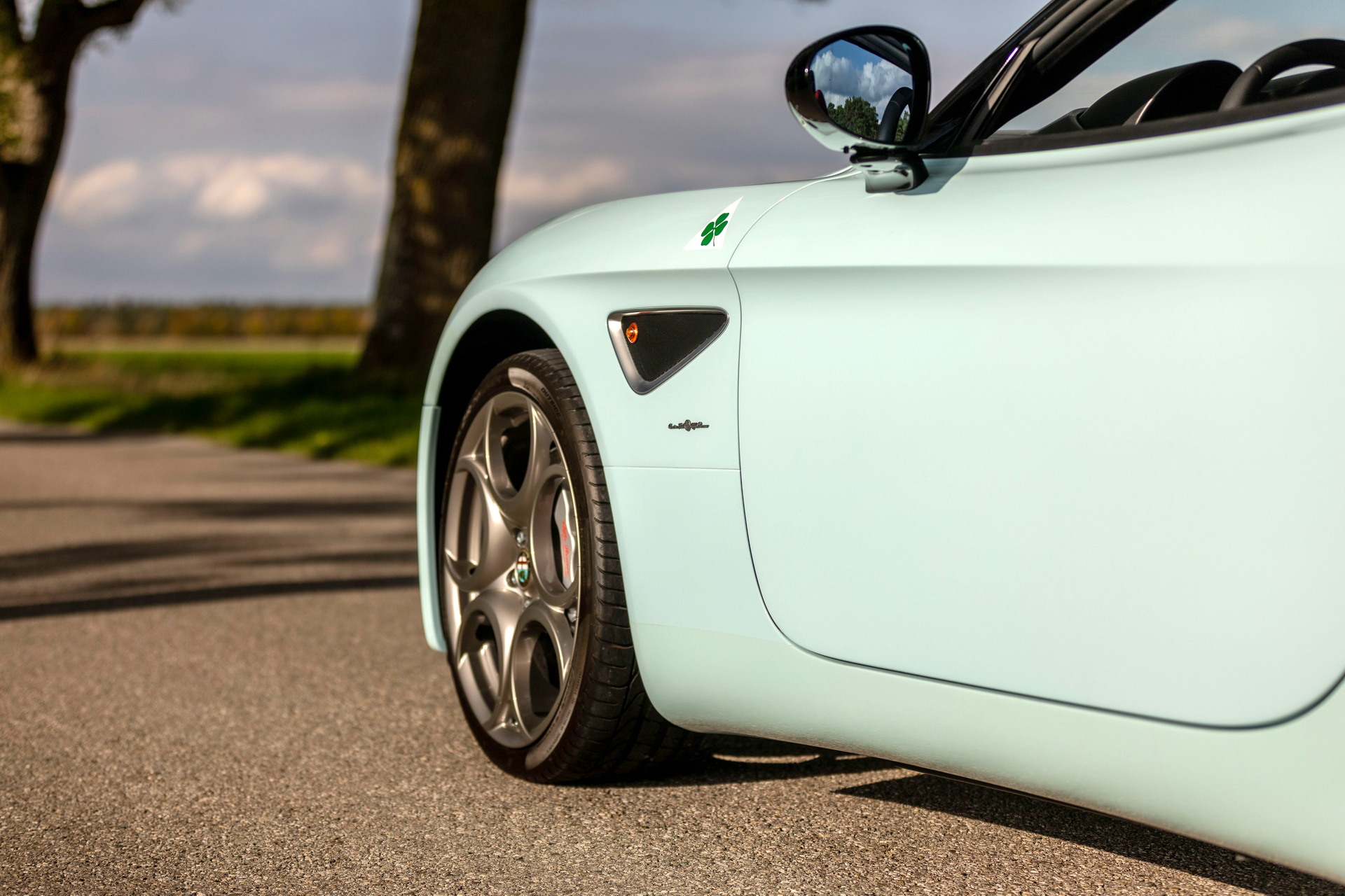 Super Rare, Super Gorgeous Blu Celeste Alfa Romeo 8C Spider Could Be Yours