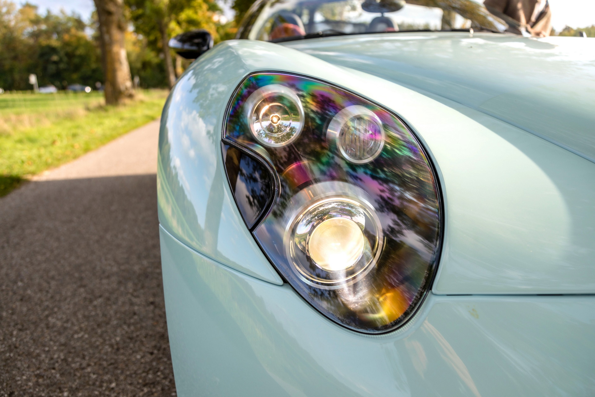 Super Rare, Super Gorgeous Blu Celeste Alfa Romeo 8C Spider Could Be Yours