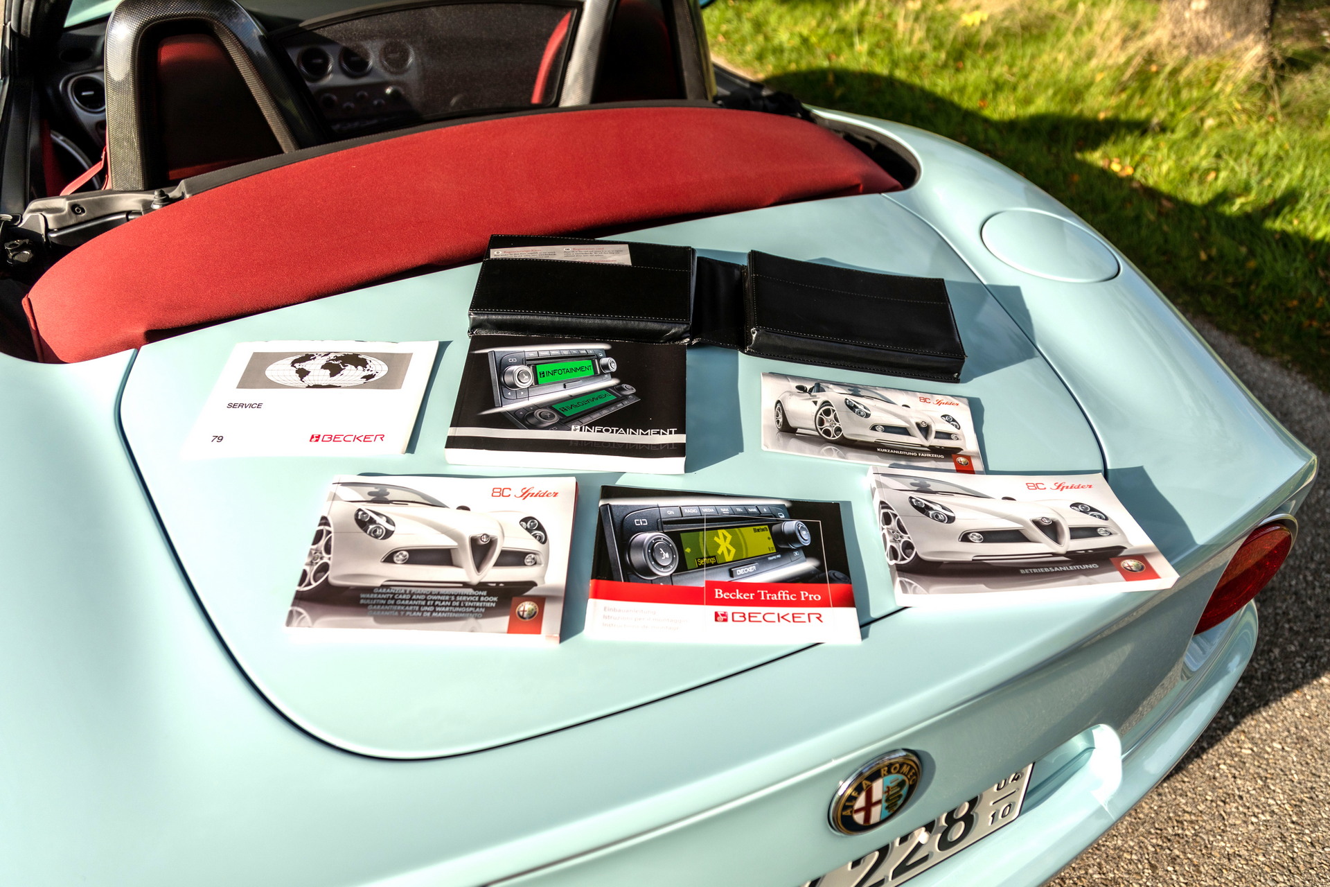 Super Rare, Super Gorgeous Blu Celeste Alfa Romeo 8C Spider Could Be Yours