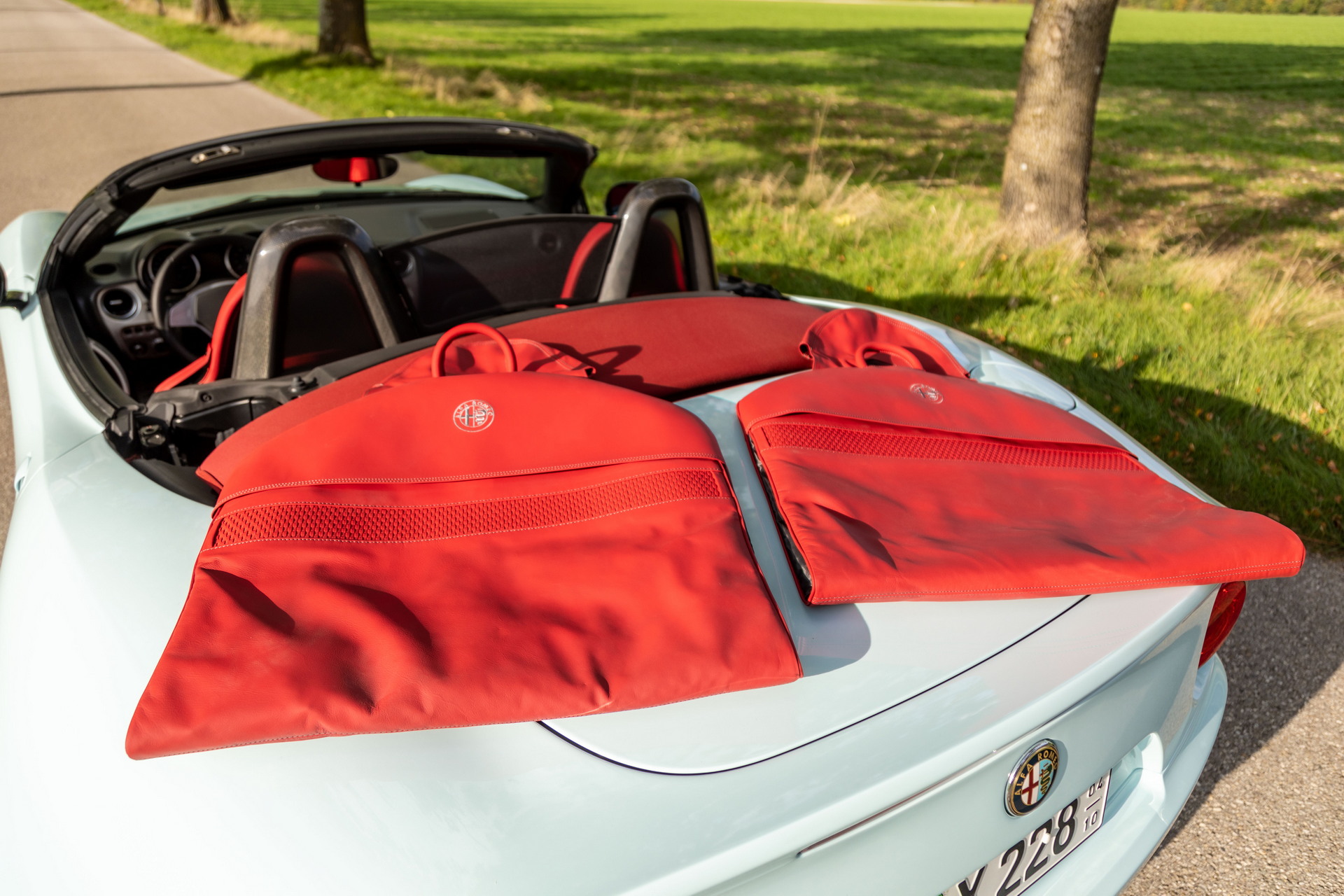 Super Rare, Super Gorgeous Blu Celeste Alfa Romeo 8C Spider Could Be Yours