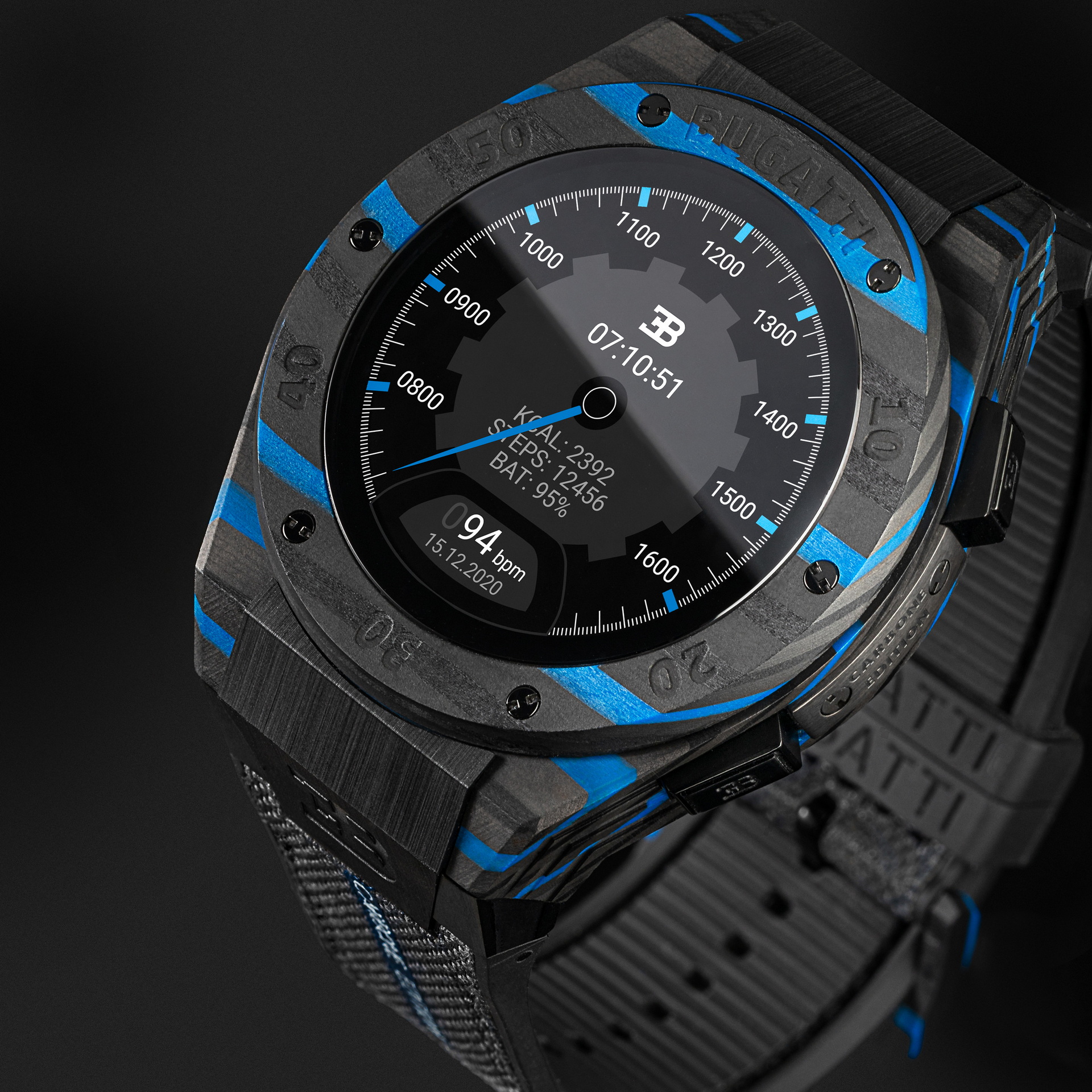 Bugatti’s New Carbon Fiber Smartwatch Will Cost You $2,500